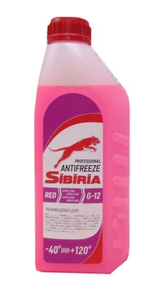 Антифриз "SIBIRIA" G12 (КРАСНЫЙ) 1КГ (800598)